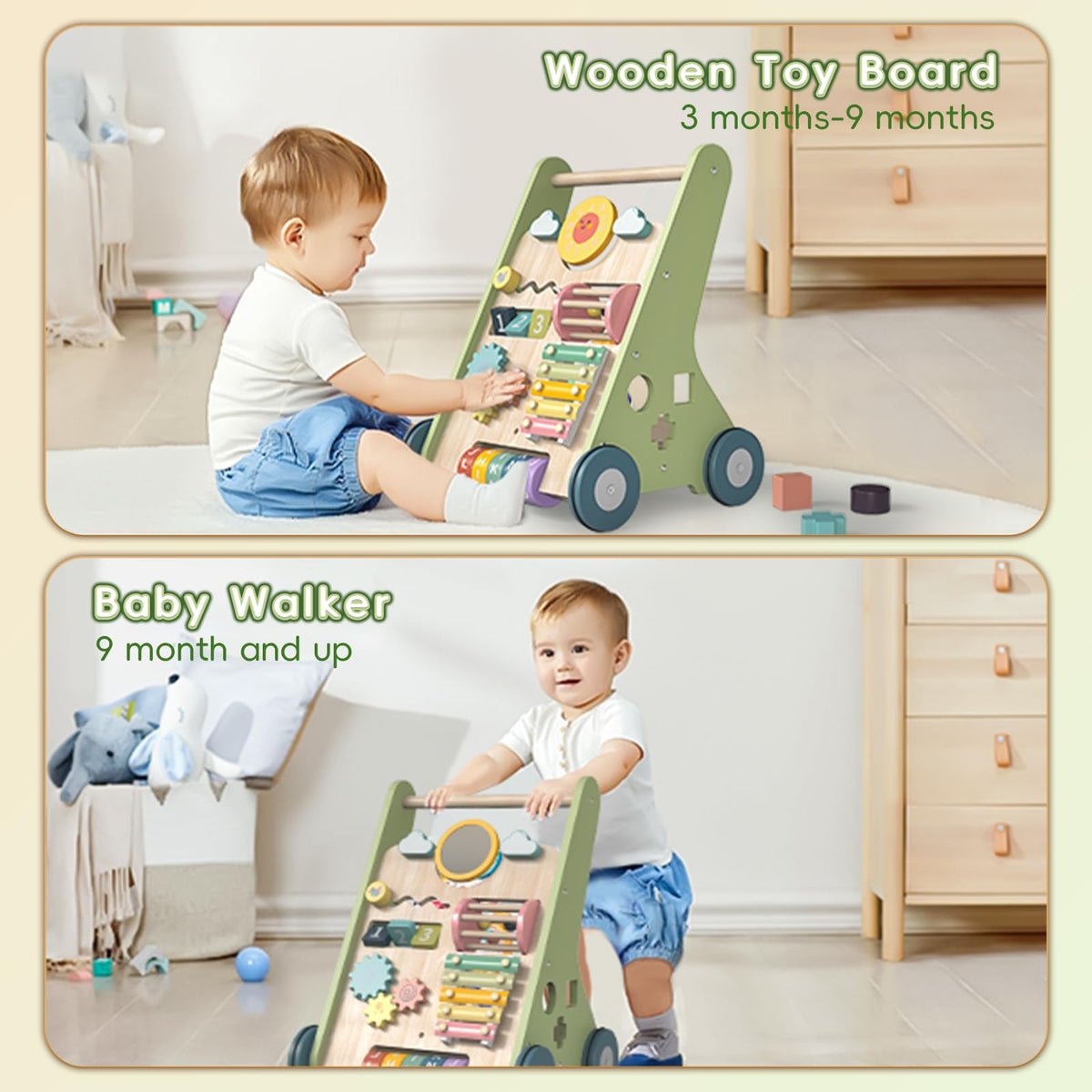 Wooden Baby Walker M988