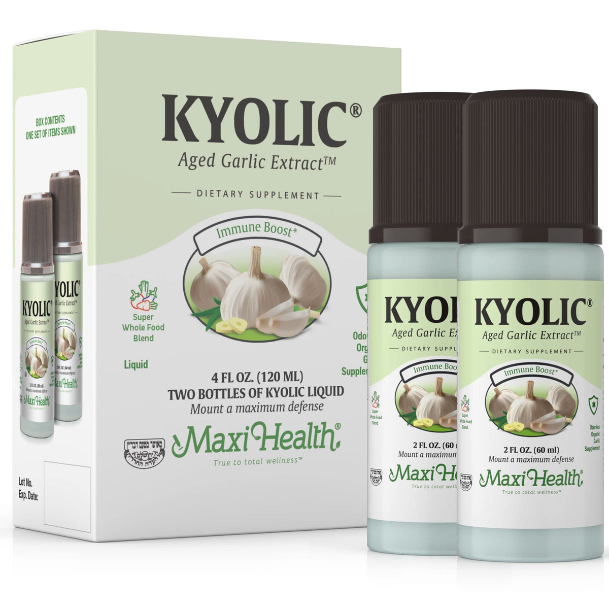 Odorless Aged Garlic Extract Liquid 2 Pack N424