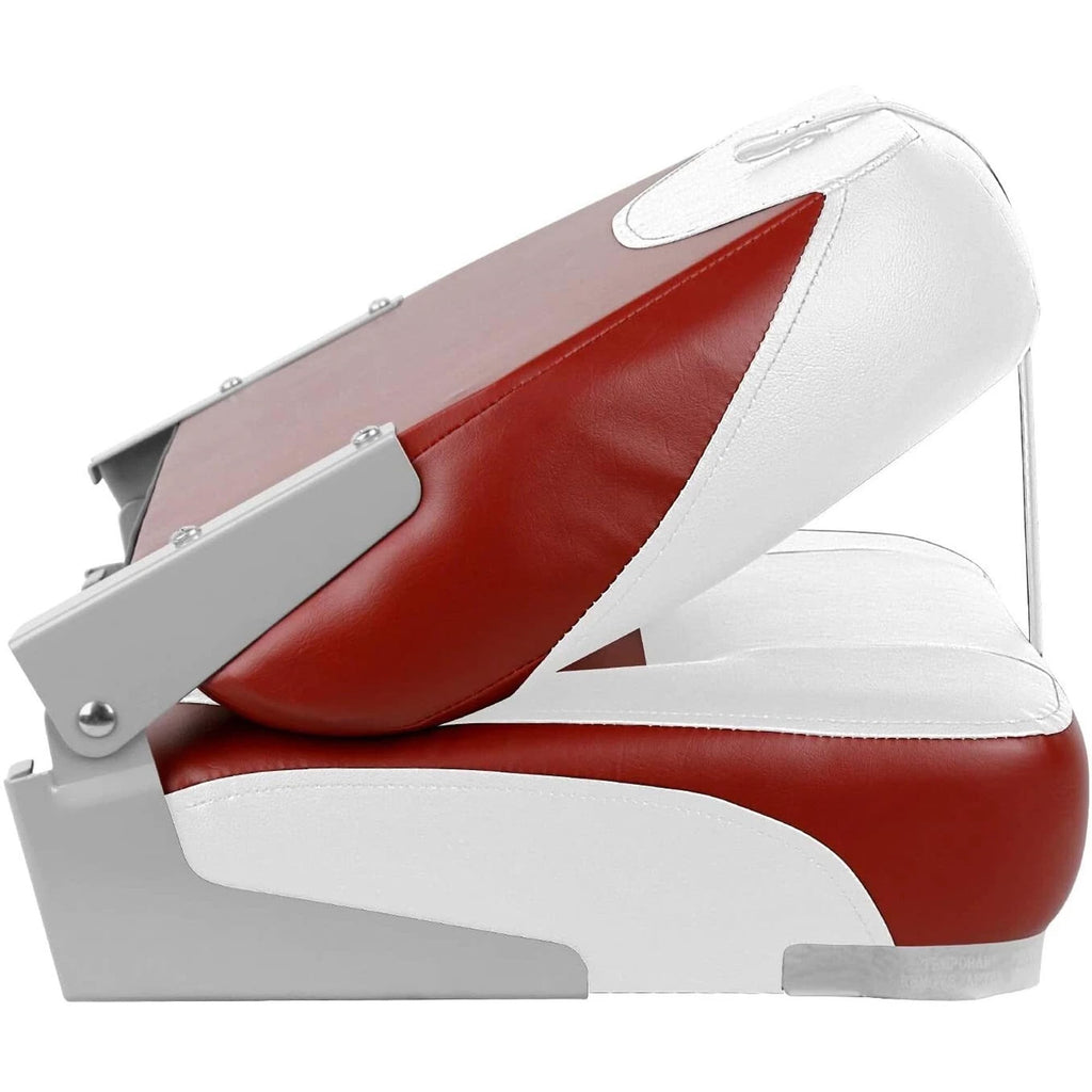 Two Tone Low Back Folding Boat Seat O380