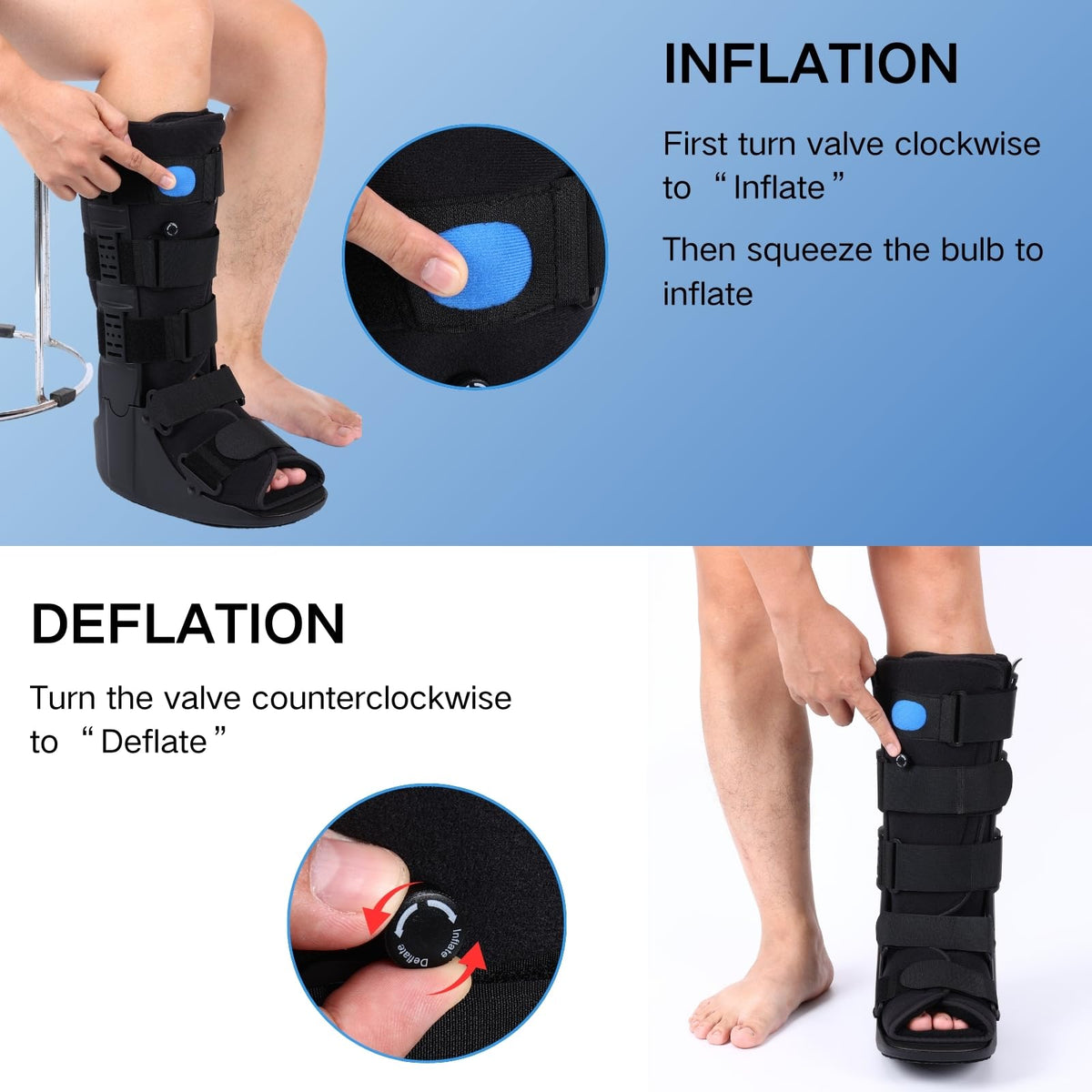 Small Inflatable Walking Boot R5978