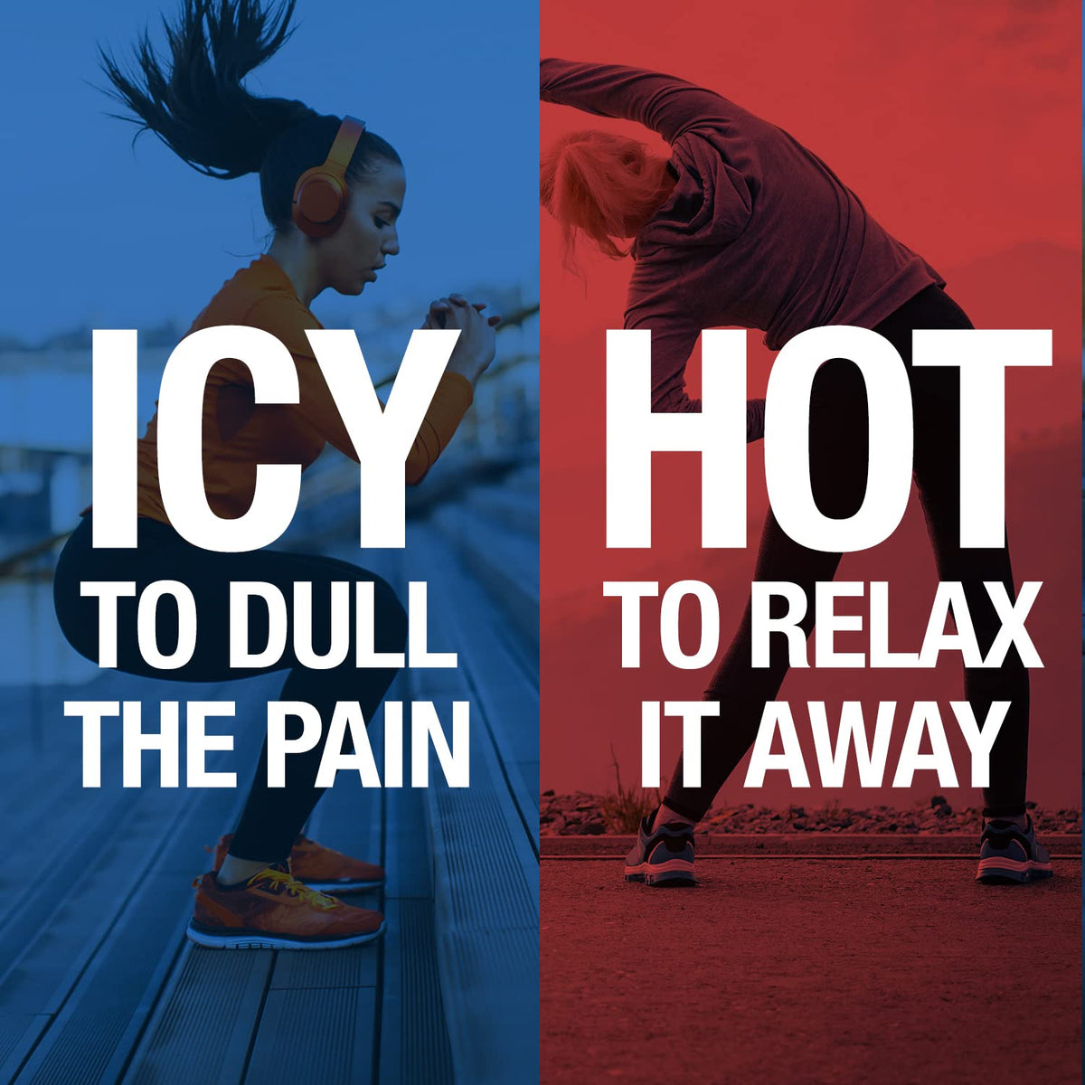 Pain Relief Dry Spray 4 oz with Menthol & Camphor Pack of 2 I6835
