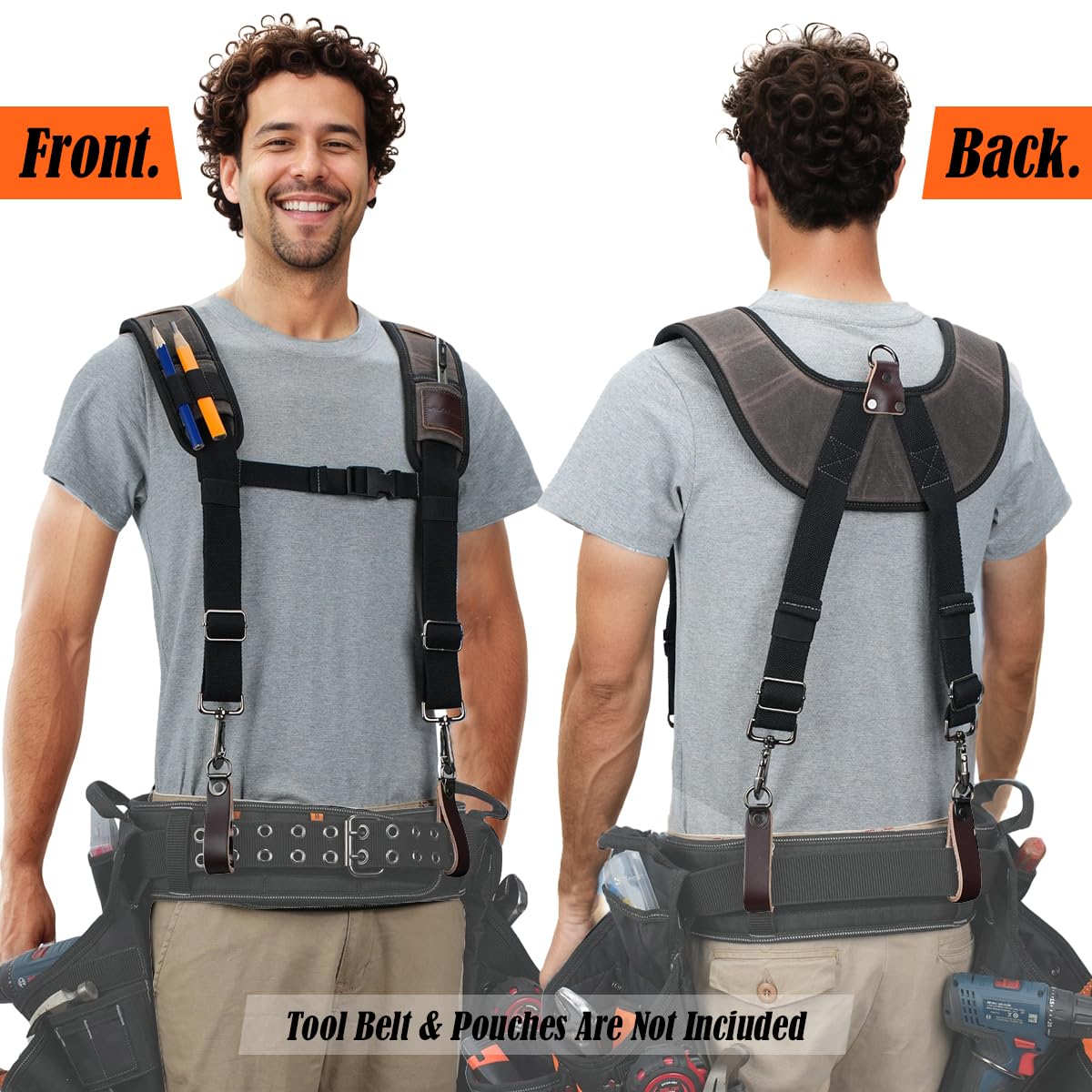 Canvas Tool Belt Suspenders D9767