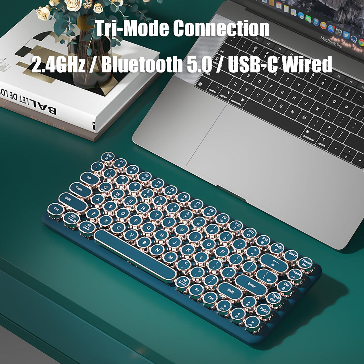Mechanical Gaming Keyboard Warm White LED Backlit B7964