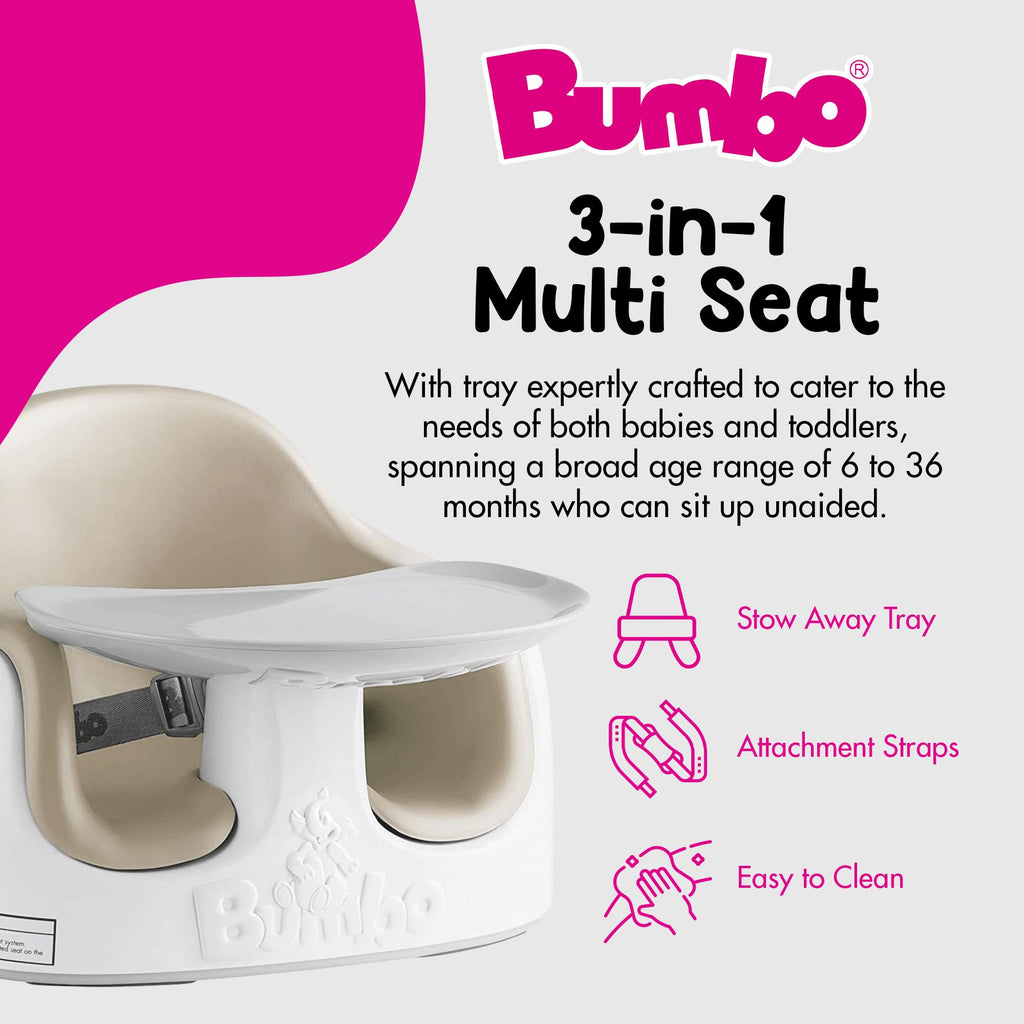 Portable Infant Multi-Seat with Tray, 6 to 36 Months, Taupe P999