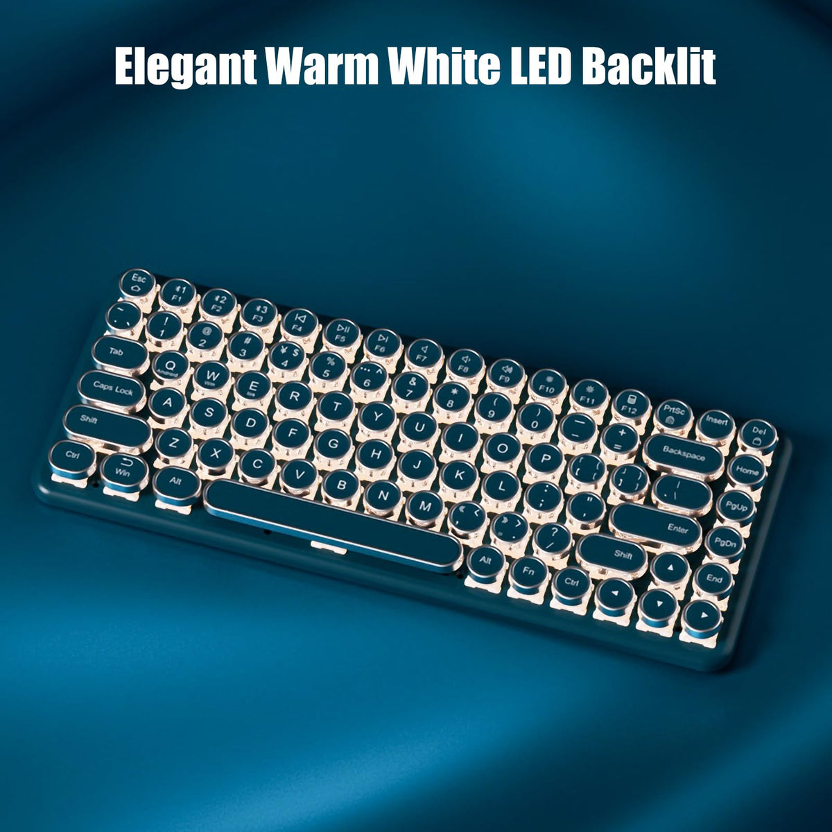 Mechanical Gaming Keyboard Warm White LED Backlit B7964