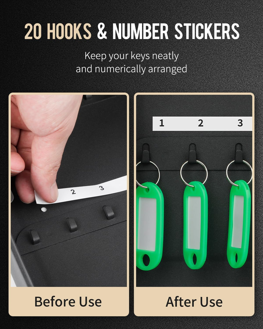 Steel Key Cabinet with Combination Lock Y984832