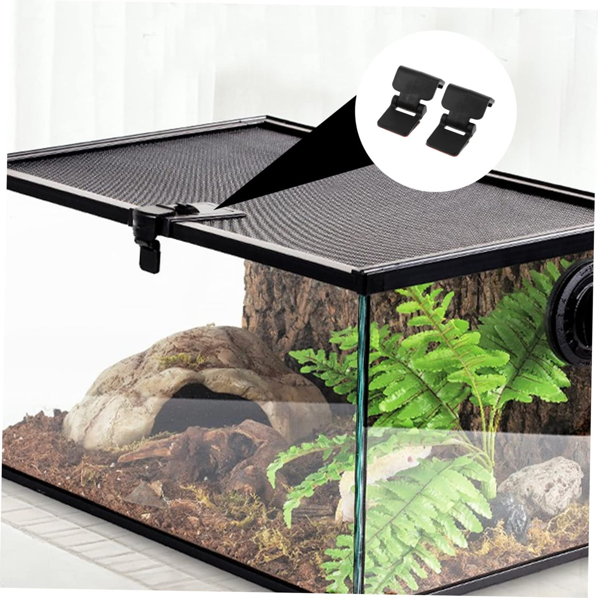 Gecko Tank Terrarium Screen Clips S42294