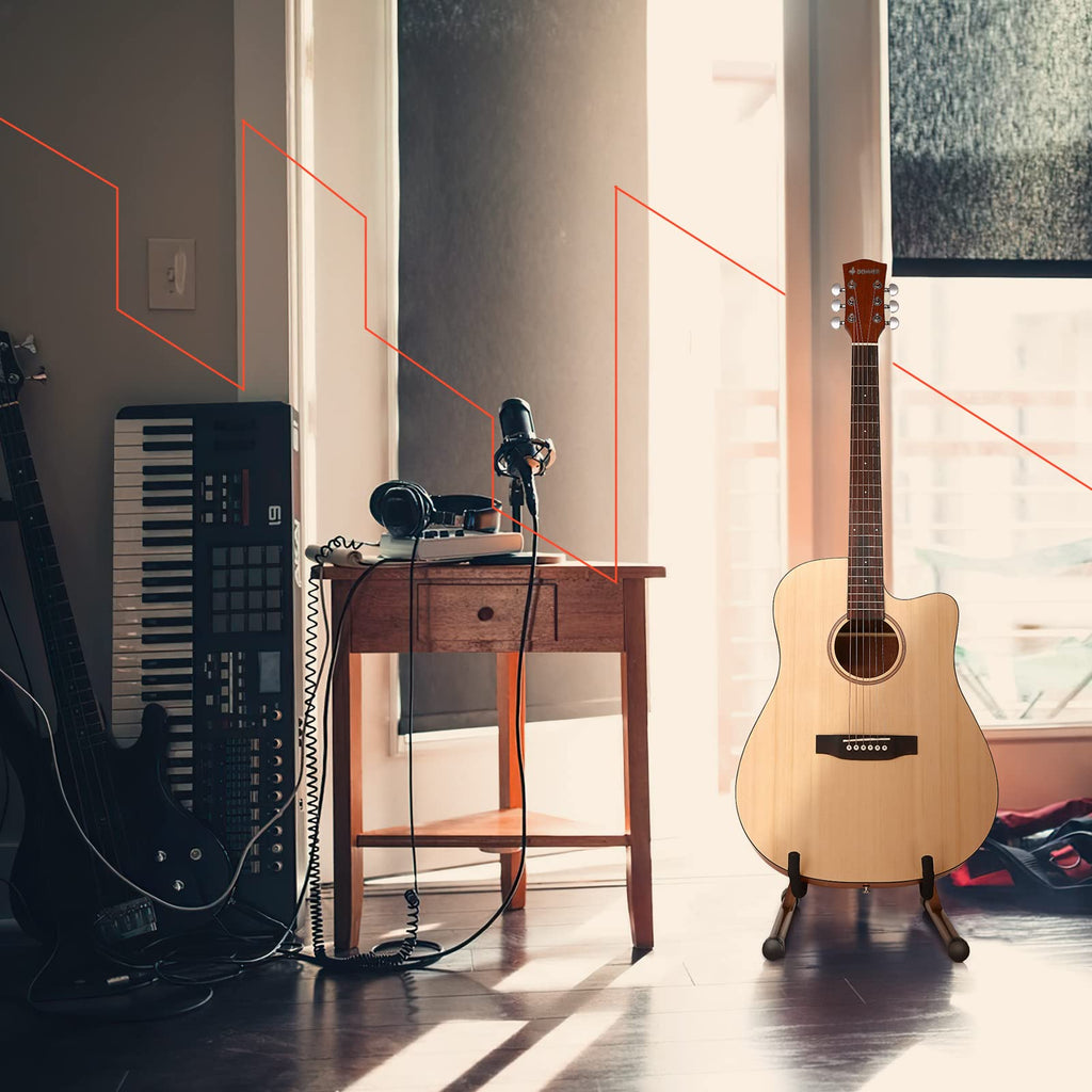 Wooden A Frame Folding Guitar Stand I859
