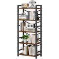 5 Tier Wood and Metal Bookshelf N268299