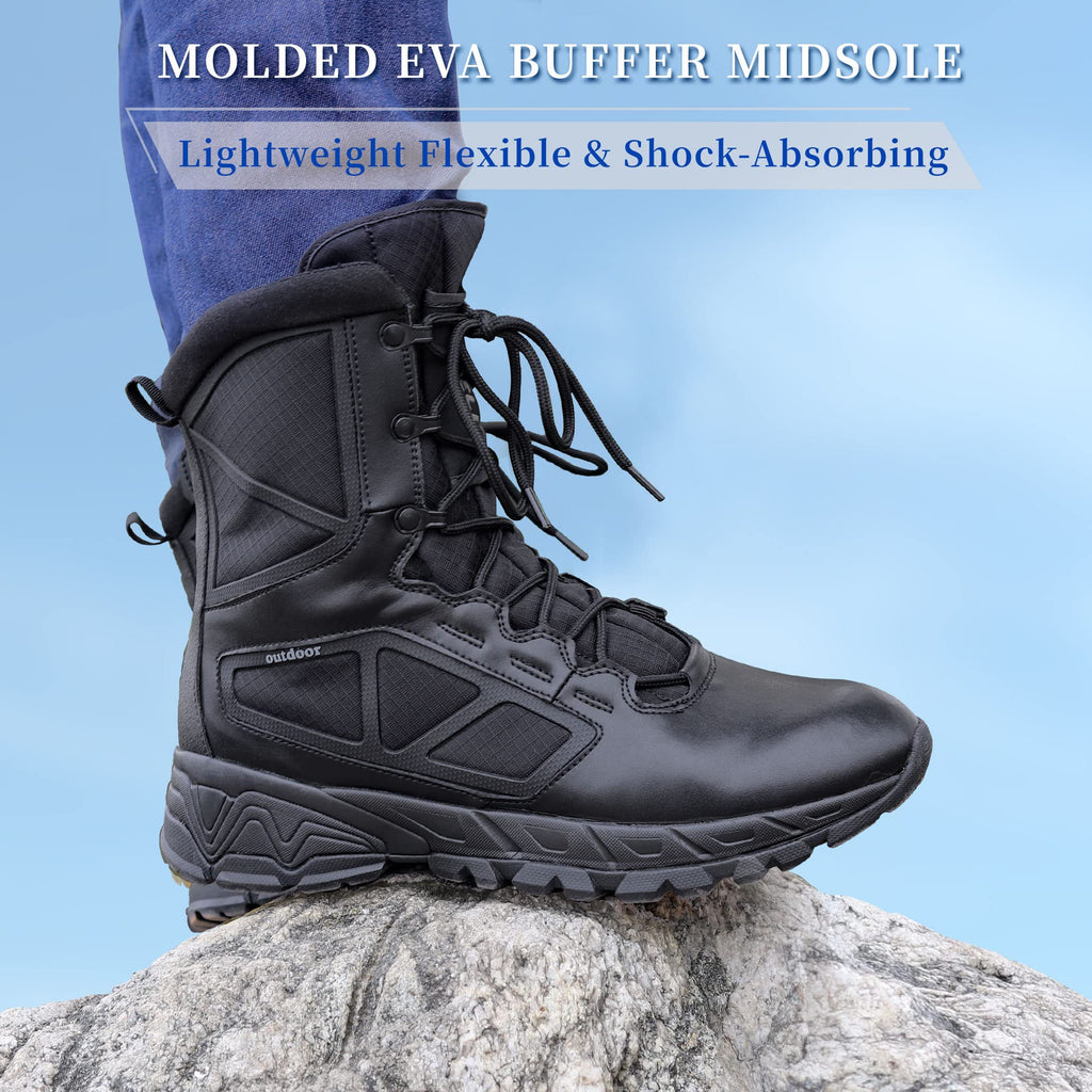 Lightweight Side Zipper Tactical Work Boots M974458