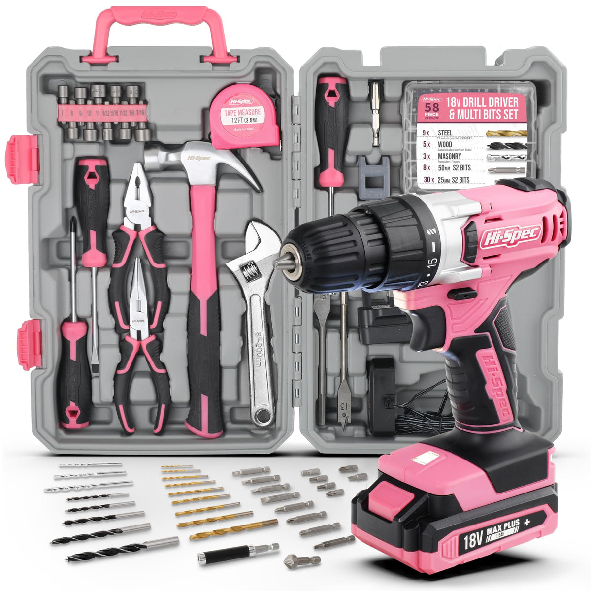 18V Cordless Drill Tool Set Z6907