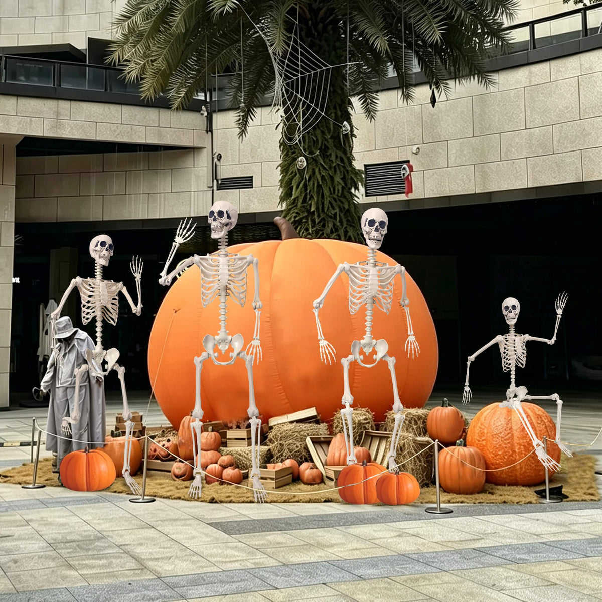 5.4Ft Movable Joints Plastic Skeleton T836322