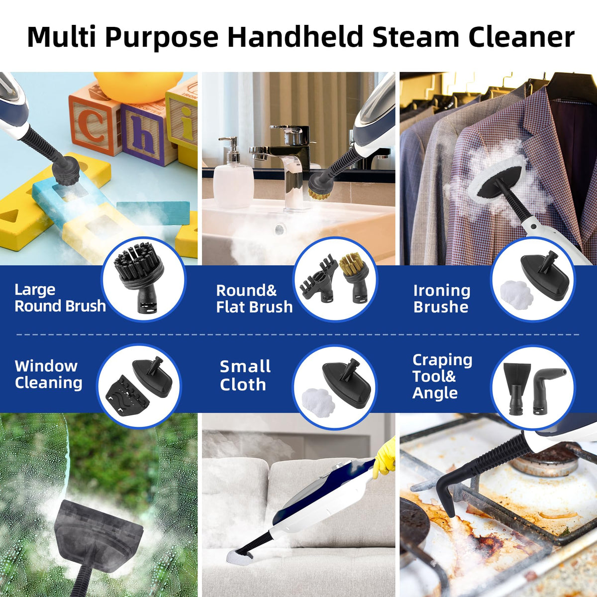 10-in-1 Steam Mop F5419
