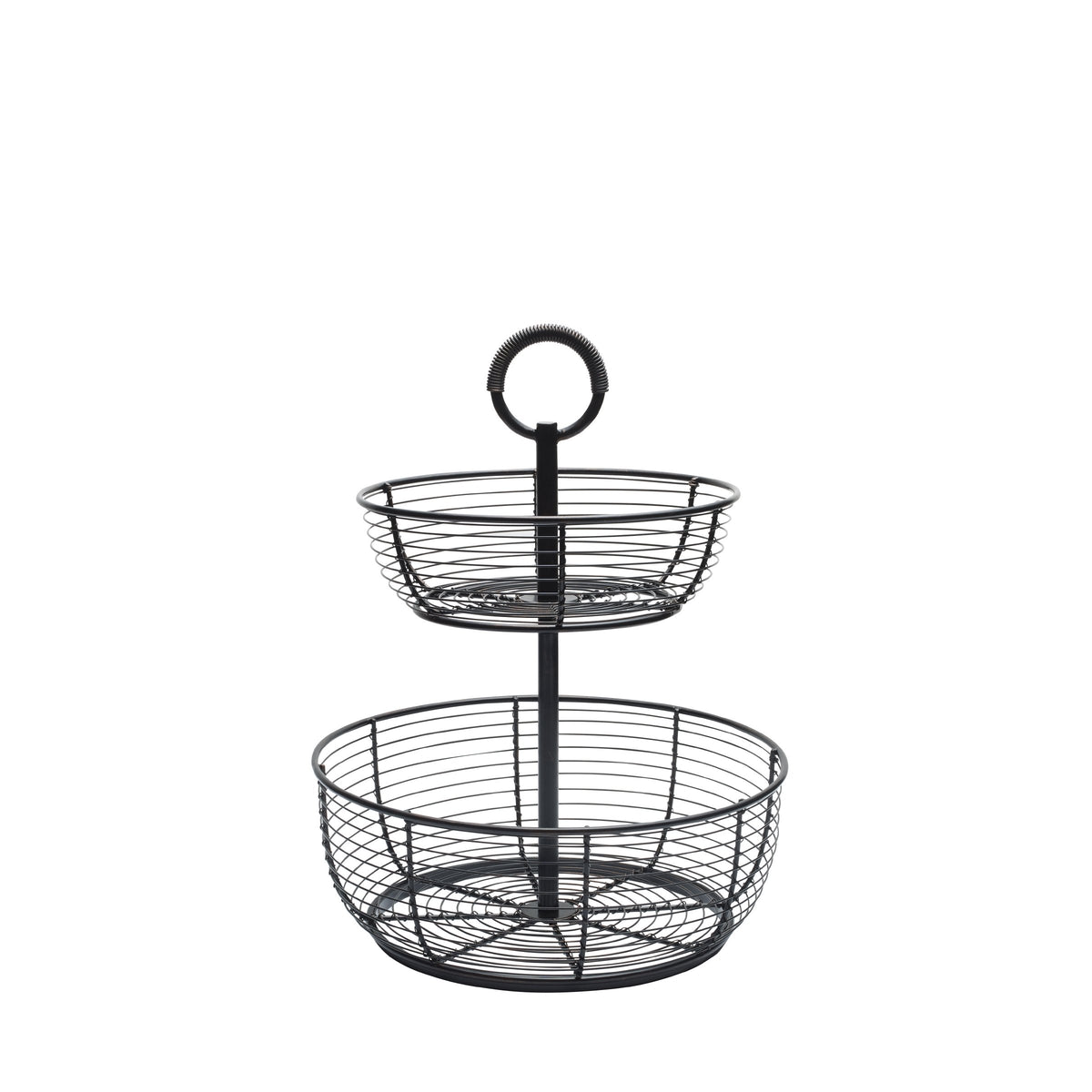 3-Tier Metal Floor Standing Fruit Storage Basket S18515