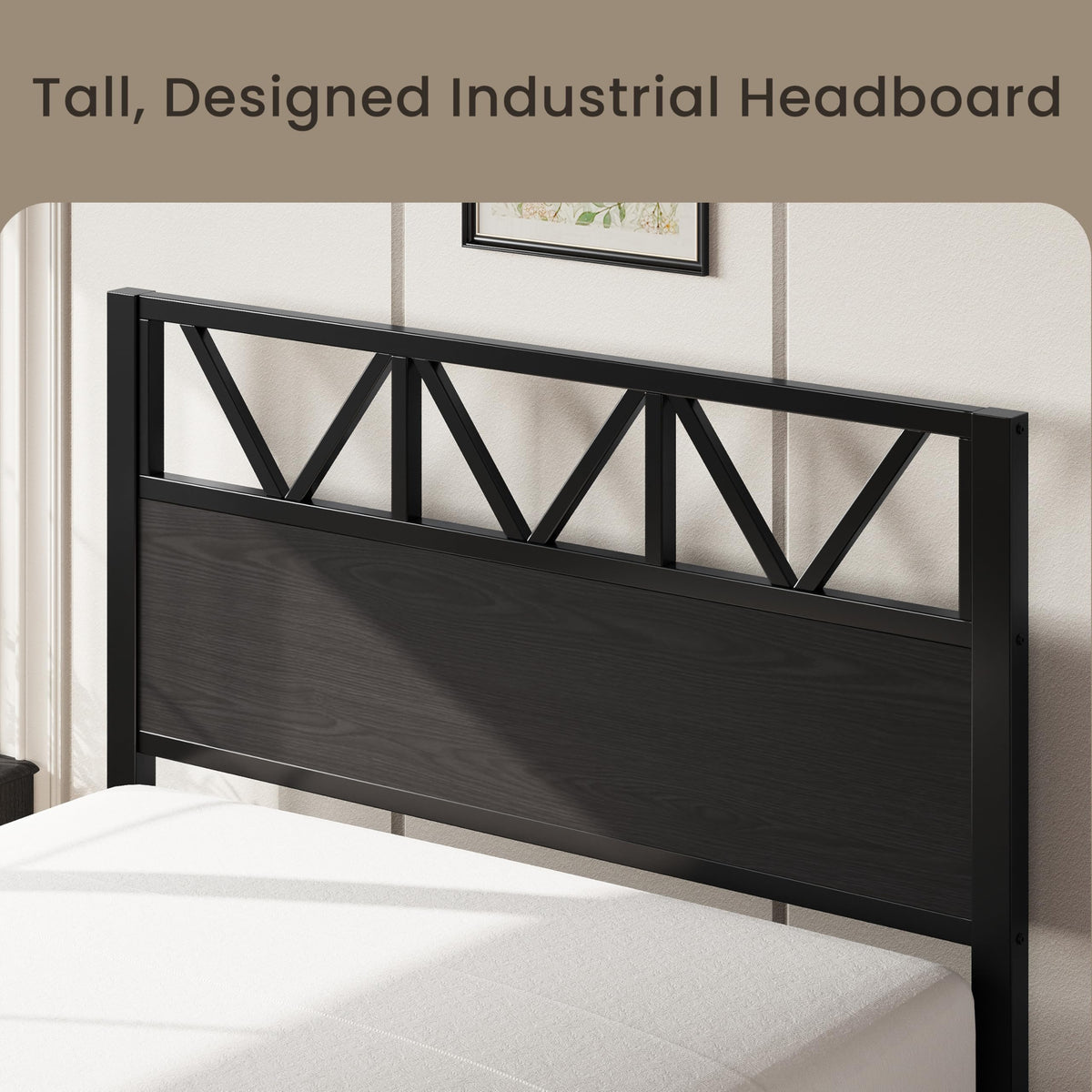 Twin XL Bed Frame with 2 Storage Drawers C21060