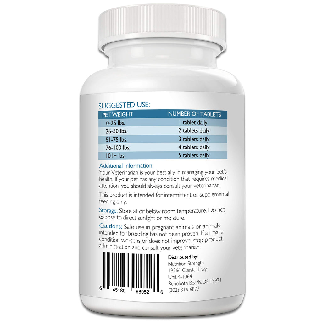 Coenzyme Q10 for Dogs Grain-Free Supplement, 120 Chewable Tablets Z9457