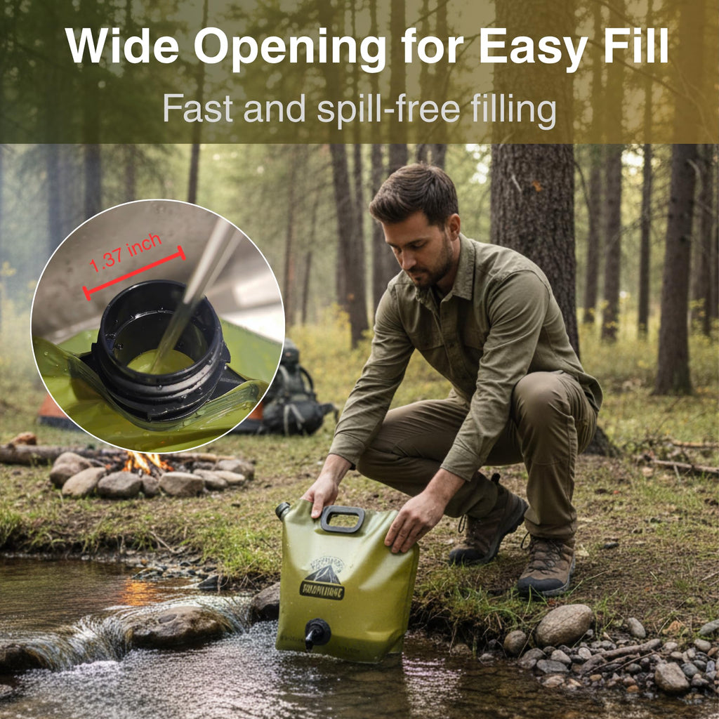 2 Gallon Collapsible Water Container with Spout M39146