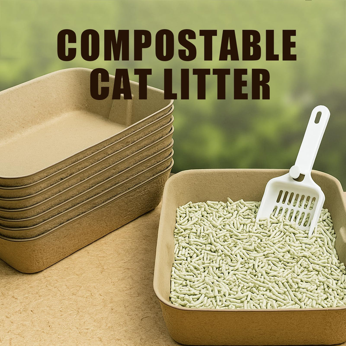 8 Pack Disposable Litter Boxes F127951