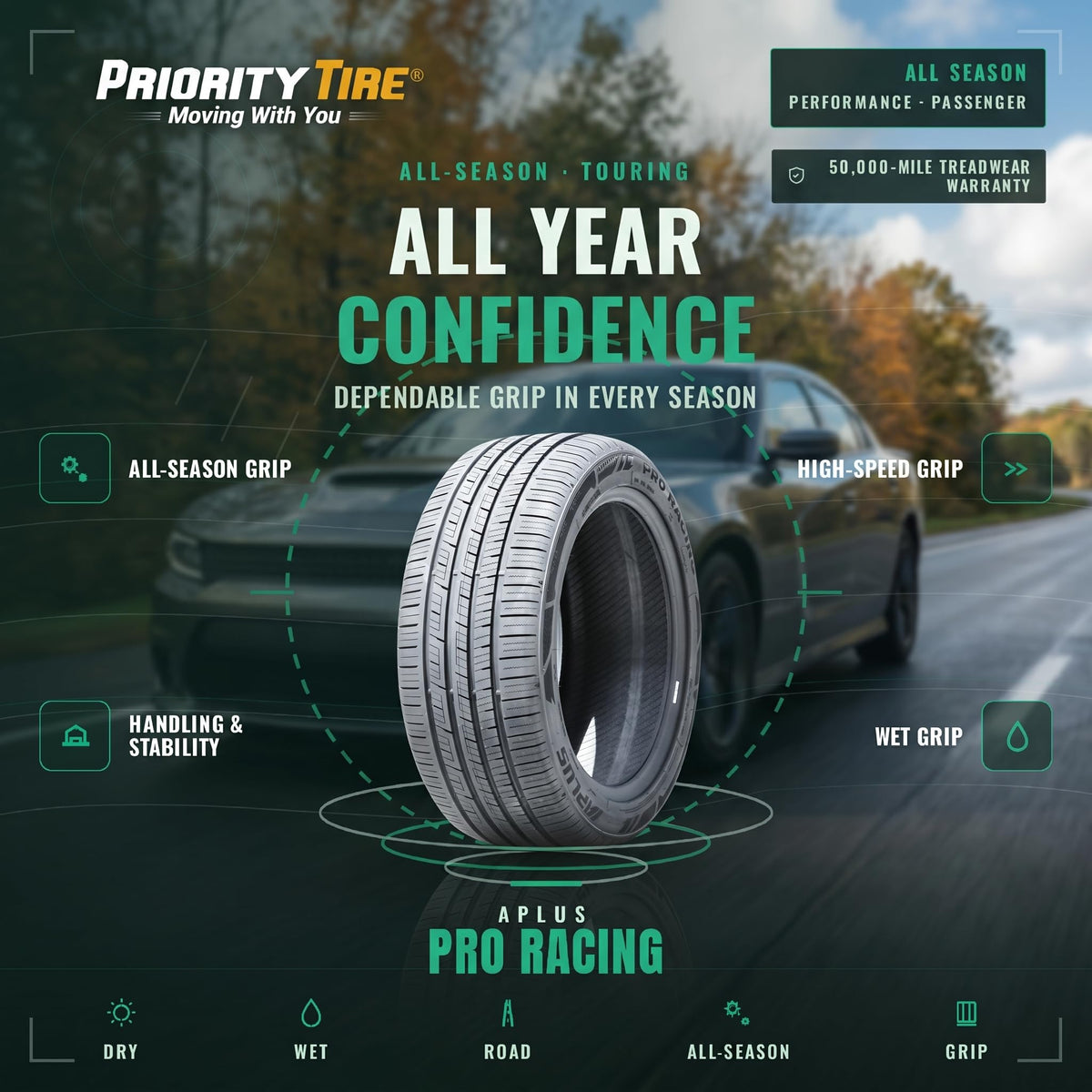 235/40ZR18 95W XL Racing Tire F95091