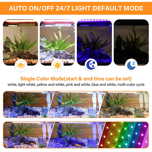 10 Gallon Glass Aquarium Starter Kit with Light Heater Pump Filter X45224