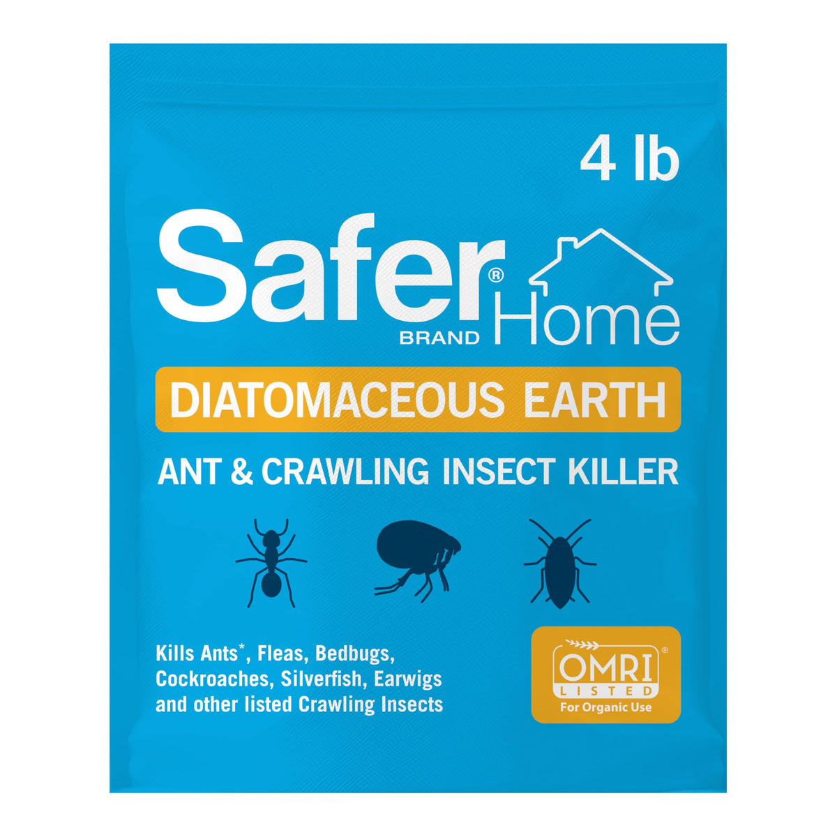 4 lb Diatomaceous Earth Crawling Insect Killer Y58673