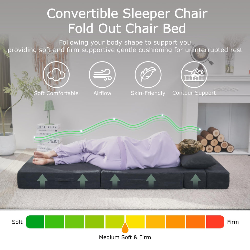 Folding Convertible Sofa Bed with Bag P947026