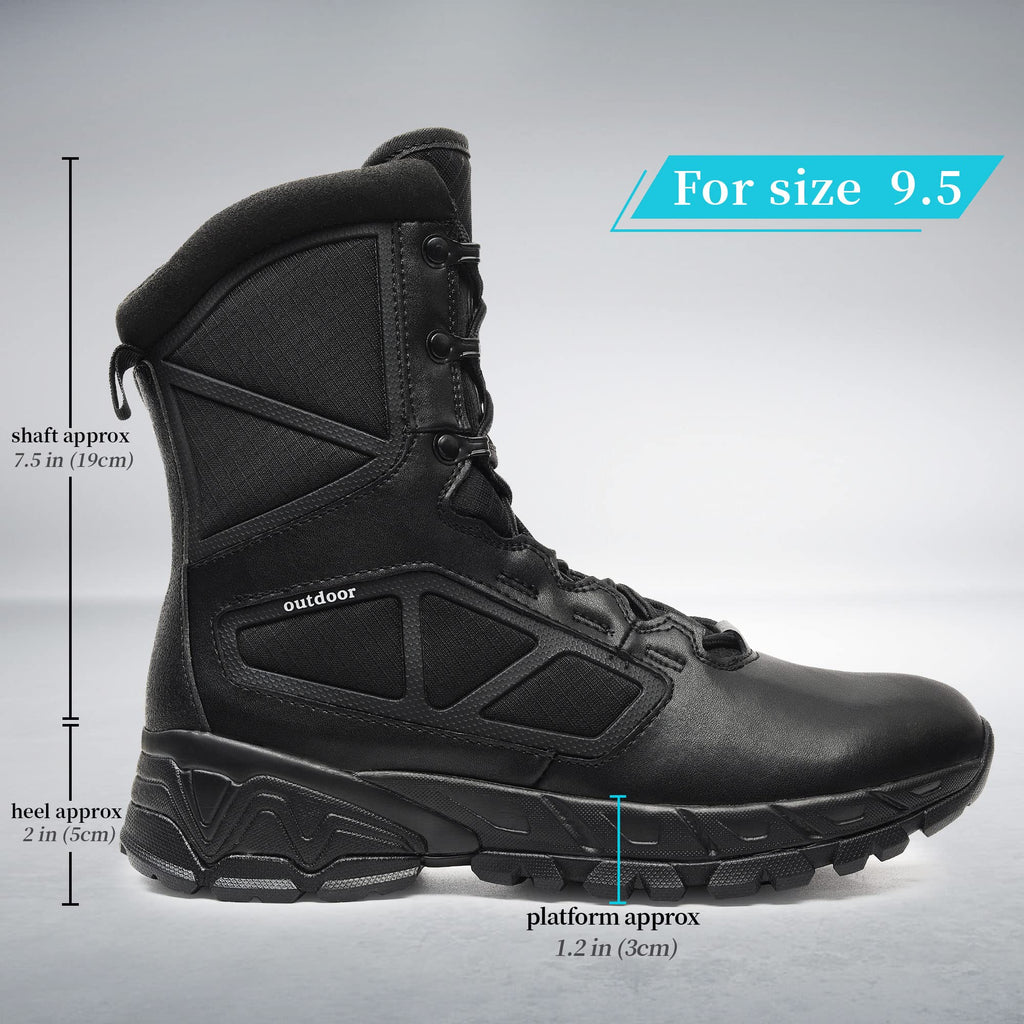 Lightweight Side Zipper Tactical Work Boots M974458
