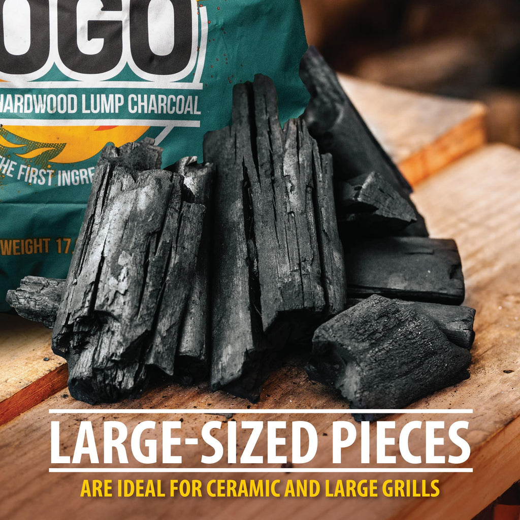 17.6 Pound Bag 2-Pack Hardwood Lump Charcoal M271