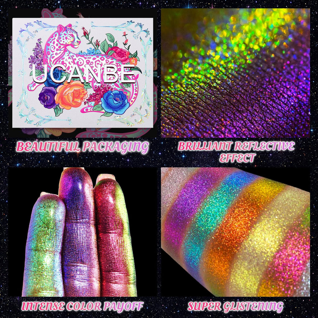 10 Colors Multichrome Shimmer Eyeshadow Palette A478290