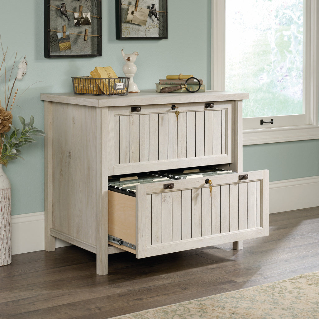 2 Drawer Lateral File Cabinet with Lock E576